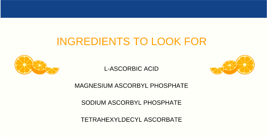 Ingrédients courants contenant de la vitamine C